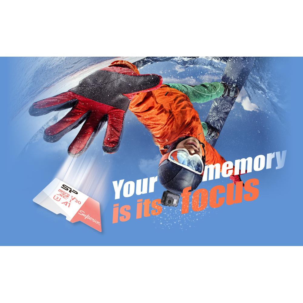 SILICON POWER κάρτα μνήμης microSDXC Superior, 64GB, C10 UHS-I U3 A1 V30 | eLabstore.gr SILICON POWER κάρτα μνήμης microSDXC Superior, 64GB, C10 UHS-I U3 A1 V30 | Συνοδευτικά PC | elabstore.gr