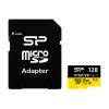 SILICON POWER κάρτα μνήμης microSDXC Inspire, 128GB, UHS-I U3 A1 V30 | Συνοδευτικά PC | elabstore.gr