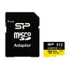 SILICON POWER κάρτα μνήμης microSDXC Inspire, 512GB, UHS-I U3 A1 V30 | Συνοδευτικά PC | elabstore.gr