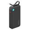USAMS power bank CD224 με καλώδιο USB-C, 2x θύρες εξόδου, 10000mAh, 20W, μαύρο | Αξεσουάρ κινητών | elabstore.gr