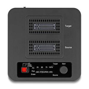 DELOCK docking station 64300 για 2x M.2 NVMe SSD, clone/erase function, 20Gbps, μαύρο | Συνοδευτικά PC | elabstore.gr