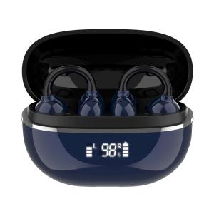 LDNIO earphones με θήκη φόρτισης T09, OWS, Φ10mm, 35/400mAh, μπλε | Αξεσουάρ κινητών | elabstore.gr
