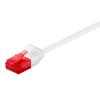 GOOBAY καλώδιο δικτύου 71550, CAT 6 U/UTP, slim, copper, 250MHz, 0.25m, λευκό | Καλώδια - Αντάπτορες | elabstore.gr