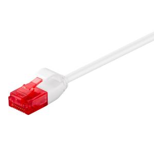 GOOBAY καλώδιο δικτύου 71550, CAT 6 U/UTP, slim, copper, 250MHz, 0.25m, λευκό | Καλώδια - Αντάπτορες | elabstore.gr