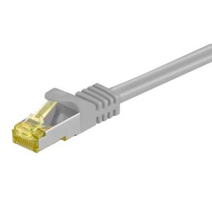 GOOBAY καλώδιο δικτύου 91603, CAT 7 S/FTP, copper, 500MHz, 2m, γκρι | Καλώδια - Αντάπτορες | elabstore.gr