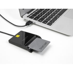DELOCK card reader 91724 για smart card, USB σύνδεση, 480Mbps, μαύρο | Συνοδευτικά PC | elabstore.gr