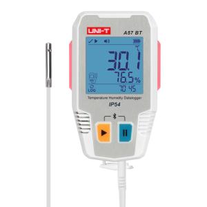 UNI-T ψηφιακό θερμόμετρο & υγρασιόμετρο A57 BT, -40~85 °C, Bluetooth, IP54 | Εργαλεία | elabstore.gr