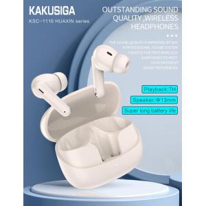 KAKUSIGA earphones με θήκη φόρτισης KSC-1116, True Wireless, 13mm, 40/320mAh, μαύρα | Αξεσουάρ κινητών | elabstore.gr