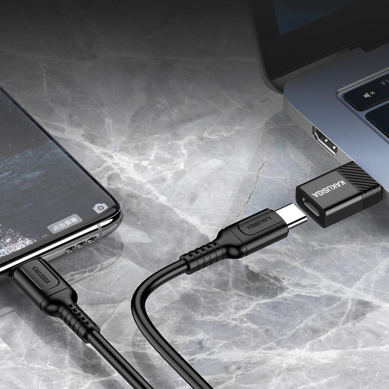 KAKUSIGA αντάπτορας USB-C σε USB KSC-1407, 480Mbps, 60W, μαύρος | eLabstore.gr KAKUSIGA αντάπτορας USB-C σε USB KSC-1407, 480Mbps, 60W, μαύρος | Καλώδια - Αντάπτορες | elabstore.gr