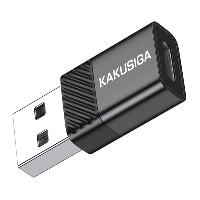 KAKUSIGA αντάπτορας USB-C σε USB KSC-1407, 480Mbps, 60W, μαύρος | eLabstore.gr KAKUSIGA αντάπτορας USB-C σε USB KSC-1407, 480Mbps, 60W, μαύρος | Καλώδια - Αντάπτορες | elabstore.gr