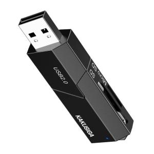 KAKUSIGA card reader KSC-1411 για SD & micro SD, 480Mbps, USB σύνδεση, μαύρο | Συνοδευτικά PC | elabstore.gr