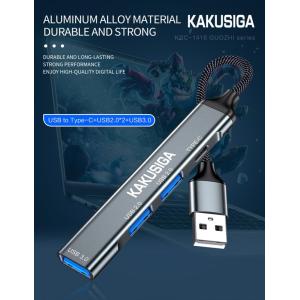 KAKUSIGA USB hub KSC-1416, 4x θυρών, USB 3.0, 5Gbps, USB σύνδεση, γκρι | Συνοδευτικά PC | elabstore.gr