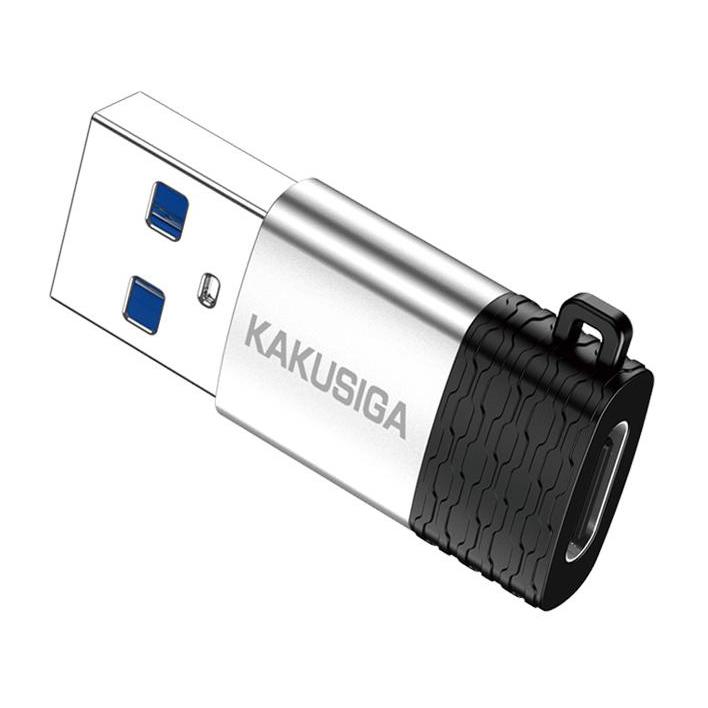 KAKUSIGA αντάπτορας USB-C σε USB KSC-1421, 5Gbps, 18W, γκρι | eLabstore.gr KAKUSIGA αντάπτορας USB-C σε USB KSC-1421, 5Gbps, 18W, γκρι | Καλώδια - Αντάπτορες | elabstore.gr