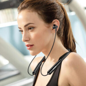 KAKUSIGA earphones KSC-1472 με μαγνήτη, Bluetooth, 10mm, 130mAh, μαύρα | Αξεσουάρ κινητών | elabstore.gr