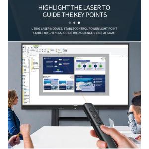 KAKUSIGA τηλεχειριστήριο παρουσιάσεων KSC-1488 με laser & πλήκτρα, 100m, μαύρο | Εικόνα & Ήχος | elabstore.gr