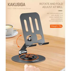 KAKUSIGA επιτραπέζια βάση smartphone KSC-1598, foldable, μαύρη | Αξεσουάρ κινητών | elabstore.gr
