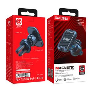 KAKUSIGA βάση smartphone αυτοκινήτου KSC-426A για αεραγωγούς, μαγνητική, μαύρη | Αξεσουάρ κινητών | elabstore.gr