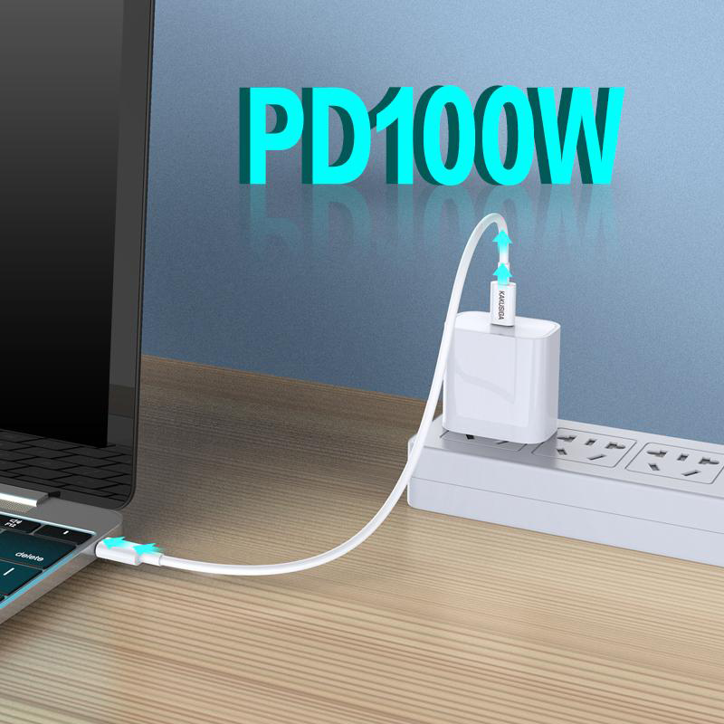 KAKUSIGA καλώδιο USB-C σε USB-C KSC-653, 100W, 480Mbps, 25cm, λευκό | eLabstore.gr KAKUSIGA καλώδιο USB-C σε USB-C KSC-653, 100W, 480Mbps, 25cm, λευκό | Καλώδια - Αντάπτορες | elabstore.gr