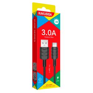KAKUSIGA καλώδιο USB-C σε USB KSC-710, 15W, 480Mbps, 1.2m, μαύρο | Καλώδια - Αντάπτορες | elabstore.gr
