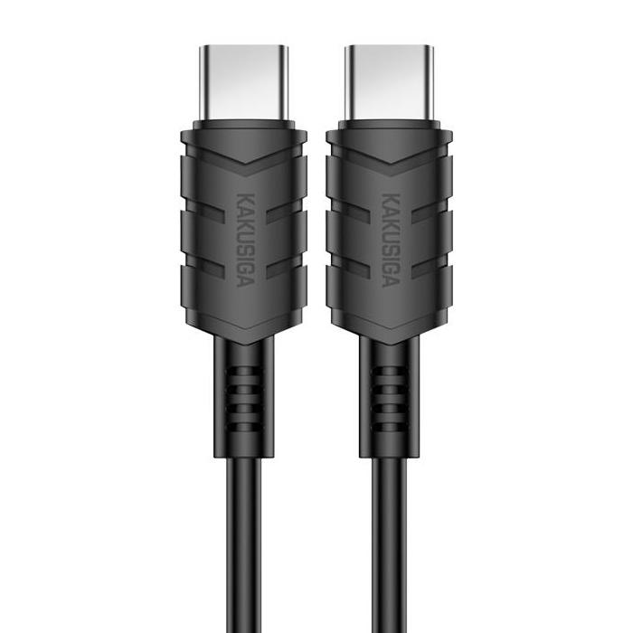 KAKUSIGA καλώδιο USB-C σε USB-C KSC-710, 60W, 480Mbps, 1.2m, μαύρο | eLabstore.gr KAKUSIGA καλώδιο USB-C σε USB-C KSC-710, 60W, 480Mbps, 1.2m, μαύρο | Καλώδια - Αντάπτορες | elabstore.gr