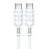 KAKUSIGA καλώδιο USB-C σε USB-C KSC-710, 60W, 480Mbps, 1.2m, λευκό | Καλώδια - Αντάπτορες | elabstore.gr