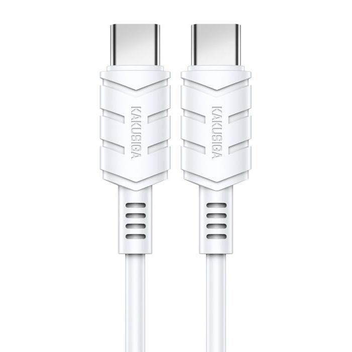KAKUSIGA καλώδιο USB-C σε USB-C KSC-710, 60W, 480Mbps, 1.2m, λευκό | eLabstore.gr KAKUSIGA καλώδιο USB-C σε USB-C KSC-710, 60W, 480Mbps, 1.2m, λευκό | Καλώδια - Αντάπτορες | elabstore.gr