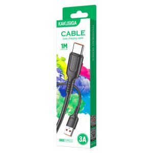 KAKUSIGA καλώδιο USB-C σε USB KSC-805, 15W, 480Mbps, 1m, μαύρο | eLabstore.gr KAKUSIGA καλώδιο USB-C σε USB KSC-805, 15W, 480Mbps, 1m, μαύρο | Καλώδια - Αντάπτορες | elabstore.gr
