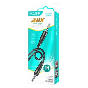 KAKUSIGA καλώδιο ήχου 3.5mm KSC-893, AUX, 1m, μαύρο | Καλώδια - Αντάπτορες | elabstore.gr