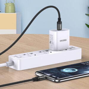 KAKUSIGA καλώδιο USB-C σε USB-C KSC-970, 60W, 480Mbps, 1m, μαύρο | Καλώδια - Αντάπτορες | elabstore.gr