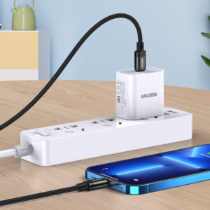KAKUSIGA καλώδιο Lightning σε USB-C KSC-970, 27W, 480Mbps, 1m, μαύρο | Καλώδια - Αντάπτορες | elabstore.gr