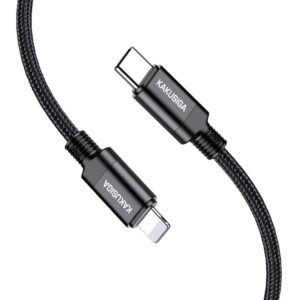 KAKUSIGA καλώδιο Lightning σε USB-C KSC-970, 27W, 480Mbps, 1m, μαύρο | eLabstore.gr KAKUSIGA καλώδιο Lightning σε USB-C KSC-970, 27W, 480Mbps, 1m, μαύρο | Καλώδια - Αντάπτορες | elabstore.gr