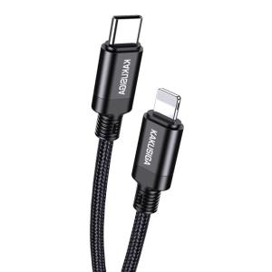 KAKUSIGA καλώδιο Lightning σε USB-C KSC-970, 27W, 480Mbps, 1m, μαύρο | Καλώδια - Αντάπτορες | elabstore.gr