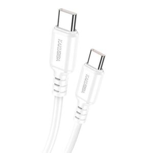KAKUSIGA καλώδιο USB-C σε USB-C KSC-982, 60W, 480Mbps, 1m, λευκό | Καλώδια - Αντάπτορες | elabstore.gr