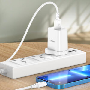 KAKUSIGA καλώδιο Lightning σε USB KSC-982, 15W, 480Mbps, 1m, λευκό | Καλώδια - Αντάπτορες | elabstore.gr