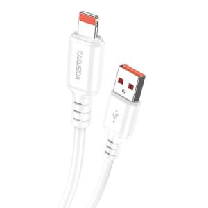 KAKUSIGA καλώδιο Lightning σε USB KSC-982, 15W, 480Mbps, 1m, λευκό | Καλώδια - Αντάπτορες | elabstore.gr