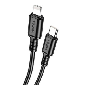 KAKUSIGA καλώδιο Lightning σε USB-C KSC-982, 20W, 480Mbps, 1m, μαύρο | Καλώδια - Αντάπτορες | elabstore.gr