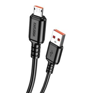 KAKUSIGA καλώδιο micro USB σε USB KSC-982, 15W, 480Mbps, 1m, μαύρο | Καλώδια - Αντάπτορες | elabstore.gr