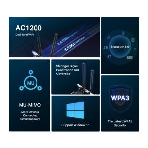 MERCUSYS κάρτα δικτύου WiFi & Bluetooth MA30E, AC1200, PCIe, Ver 1.0 | eLabstore.gr MERCUSYS κάρτα δικτύου WiFi & Bluetooth MA30E, AC1200, PCIe, Ver 1.0 | Δικτυακά | elabstore.gr