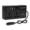 POWERTECH inverter αυτοκινήτου PTL-023, 200W, 12V DC σε 220V AC, με USB-C/3x USB | Gadgets - Αξεσουάρ | elabstore.gr