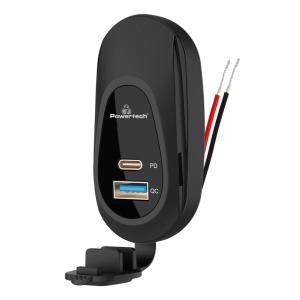 POWERTECH πρίζα USB για σκάφη & οχήματα PTL-026, USB & USB-C | Εργαλεία | elabstore.gr