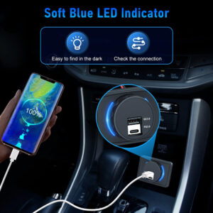 POWERTECH πρίζα USB για σκάφη & οχήματα PTL-027, USB & USB-C | Εργαλεία | elabstore.gr