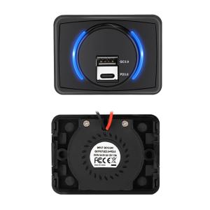 POWERTECH πρίζα USB για σκάφη & οχήματα PTL-027, USB & USB-C | Εργαλεία | elabstore.gr