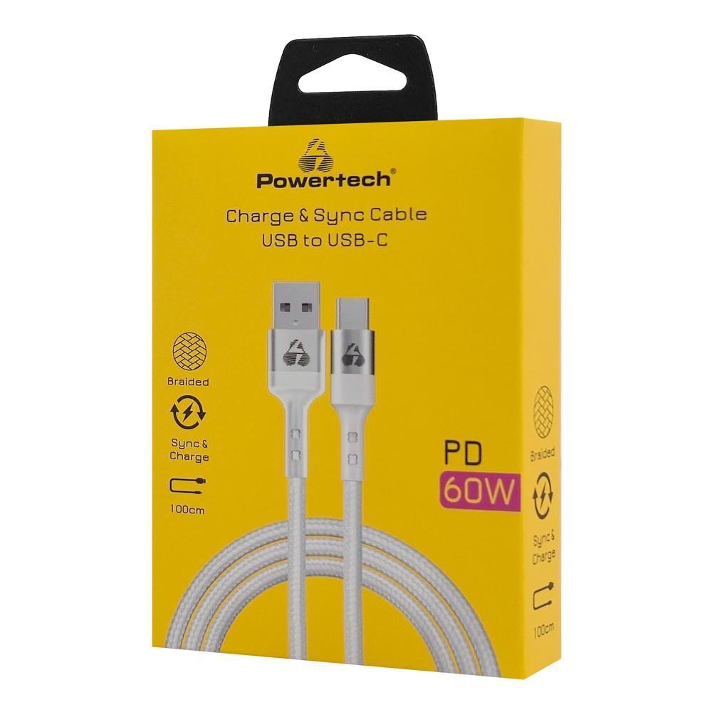 POWERTECH καλώδιο USB-C σε USB PTR-0160, 60W, 480Mbps, 1m, λευκό | eLabstore.gr POWERTECH καλώδιο USB-C σε USB PTR-0160, 60W, 480Mbps, 1m, λευκό | Καλώδια - Αντάπτορες | elabstore.gr