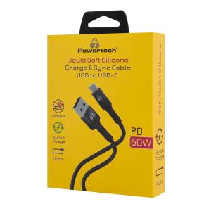 POWERTECH καλώδιο USB-C σε USB PTR-0161, σιλικόνης, 60W, 480Mbps, 1m, μαύρο | eLabstore.gr POWERTECH καλώδιο USB-C σε USB PTR-0161, σιλικόνης, 60W, 480Mbps, 1m, μαύρο | Καλώδια - Αντάπτορες | elabstore.gr