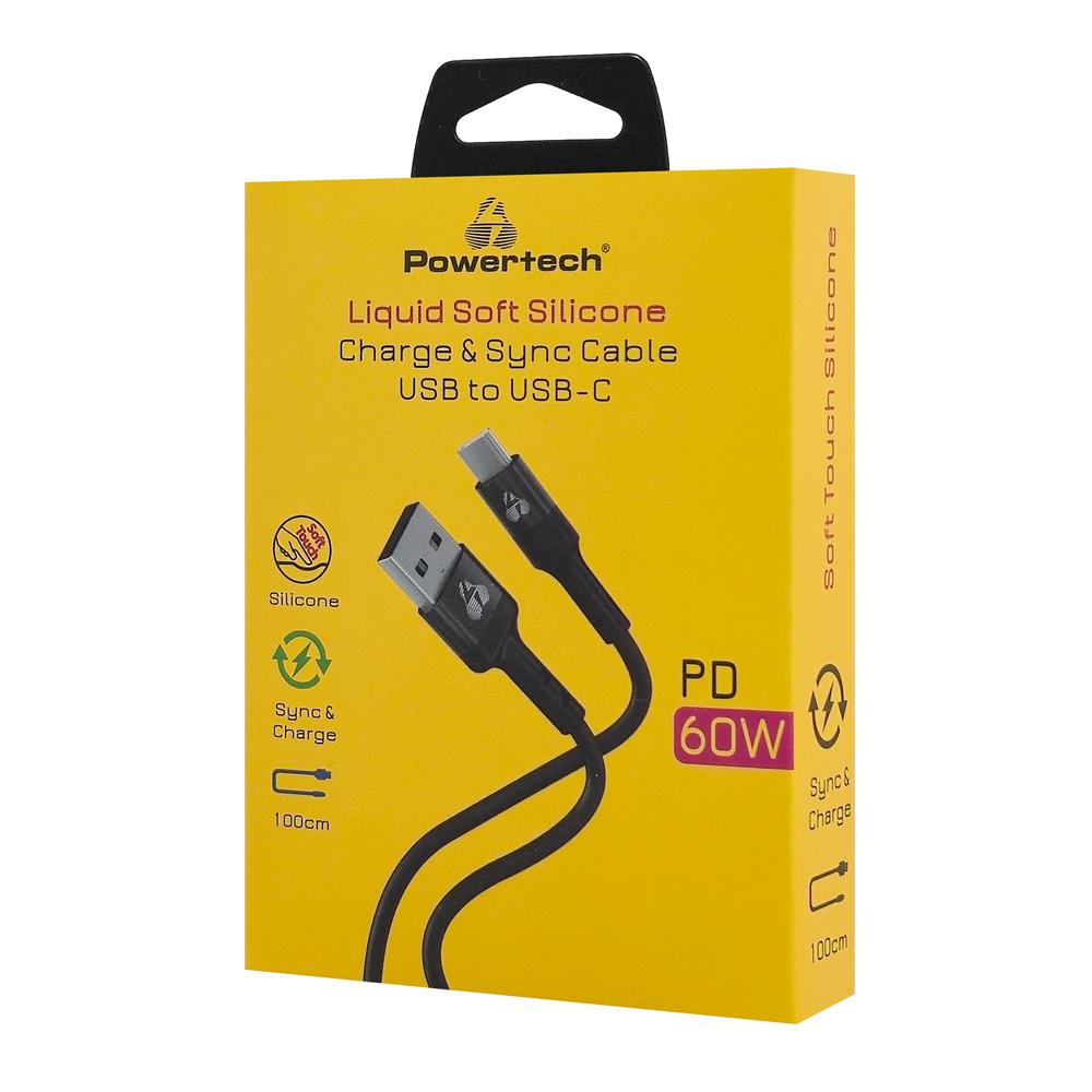 POWERTECH καλώδιο USB-C σε USB PTR-0161, σιλικόνης, 60W, 480Mbps, 1m, μαύρο | eLabstore.gr POWERTECH καλώδιο USB-C σε USB PTR-0161, σιλικόνης, 60W, 480Mbps, 1m, μαύρο | Καλώδια - Αντάπτορες | elabstore.gr