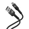 POWERTECH καλώδιο USB-C σε USB PTR-0161, σιλικόνης, 60W, 480Mbps, 1m, μαύρο | Καλώδια - Αντάπτορες | elabstore.gr