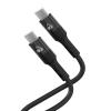 POWERTECH καλώδιο USB-C PTR-0163, σιλικόνης, 60W, 480Mbps, 1m, μαύρο | Καλώδια - Αντάπτορες | elabstore.gr
