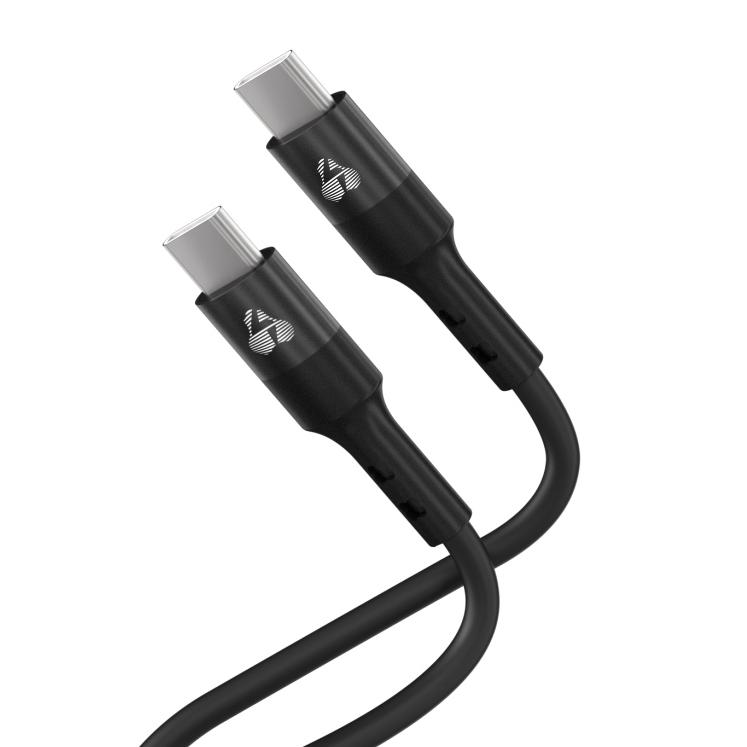 POWERTECH καλώδιο USB-C PTR-0163, σιλικόνης, 60W, 480Mbps, 1m, μαύρο | eLabstore.gr POWERTECH καλώδιο USB-C PTR-0163, σιλικόνης, 60W, 480Mbps, 1m, μαύρο | Καλώδια - Αντάπτορες | elabstore.gr