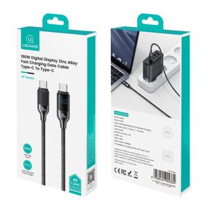USAMS καλώδιο USB-C SJ742, 100W, 480Mbps, 1.2m, μαύρο | eLabstore.gr USAMS καλώδιο USB-C SJ742, 100W, 480Mbps, 1.2m, μαύρο | Καλώδια - Αντάπτορες | elabstore.gr