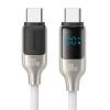 USAMS καλώδιο USB-C SJ742, 100W, 480Mbps, 1.2m, λευκό | Καλώδια - Αντάπτορες | elabstore.gr